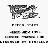 World Heroes 2 Jet screenshot 3 for GameBoy